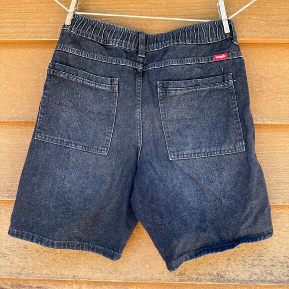Wrangler Black Denim Jean Boys Shorts Size XL 14-16 - Picture 4 of 9